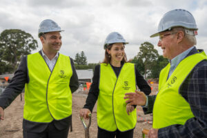 Cr. Martin Zaiter, Monica Tudehope MP, Stephen Hales, OneSchool Global Ambassaador